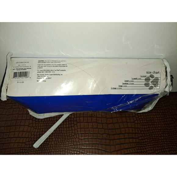 NEW - Top Paw Hard Rubber Sole Dog Booties with Reflective Straps Medium - Picture 4 of 7